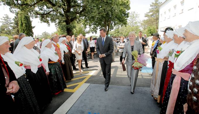Predsednik republike se je danes udeležil slovesnosti ob zaključeni celostni prenovi Bolnišnice Sežana.
