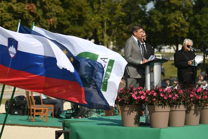 Predsednik Pahor na prireditvi ob 440. obletnici ustanovitve Kobilarne Lipica