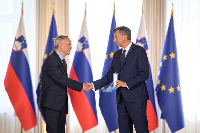 Predsednik republike v Predsedniški palači priredil posebno slovesnost ob 30-letnici mednarodnega priznanja Republike Slovenije - Sočan