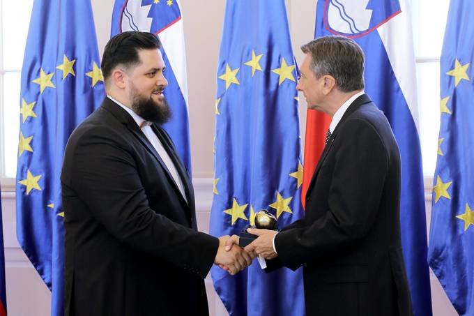 Boštjan Gorenc - Pižama, prejemnik priznanja "Jabolko navdiha"