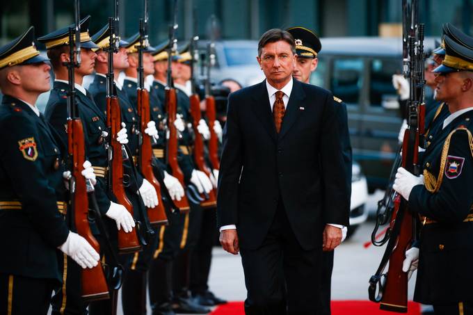 Predsednik Republike Slovenije in vrhovni poveljnik obrambnih sil Borut Pahor se je udeležil slavnostne prireditve ob dnevu Slovenske vojske