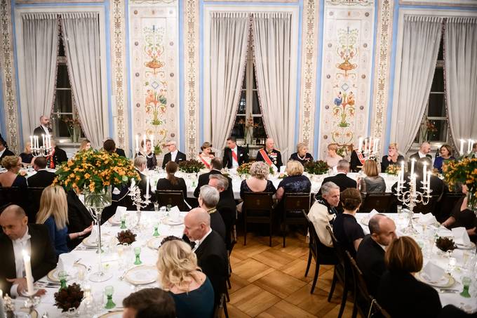 Kralj Harald V. in predsednik Pahor o skupnih vrednotah in trdnem prijateljstvu med obema narodoma in državama