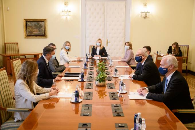 Latvijski predsednik Levits ob 30. obletnici vzpostavitve diplomatskih odnosov med državama na uradnem obisku v Sloveniji
