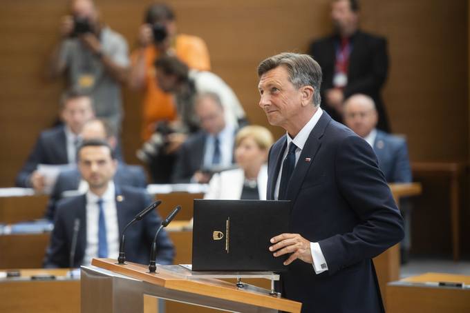 Predsednik Pahor na prvi seji državnega zbora osmega mandatnega obdobja