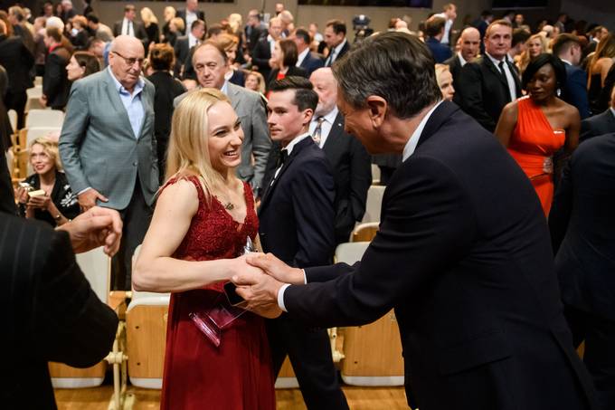 Predsednik republike na prireditvi Športnik leta 2019