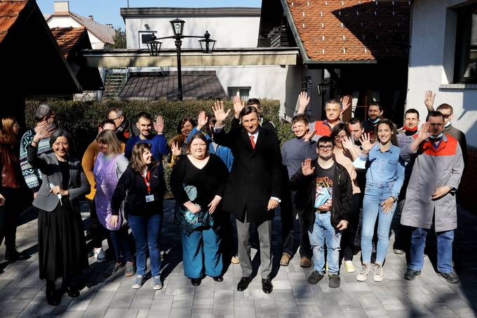 Predsednik republike obiskal Center Janeza Levca