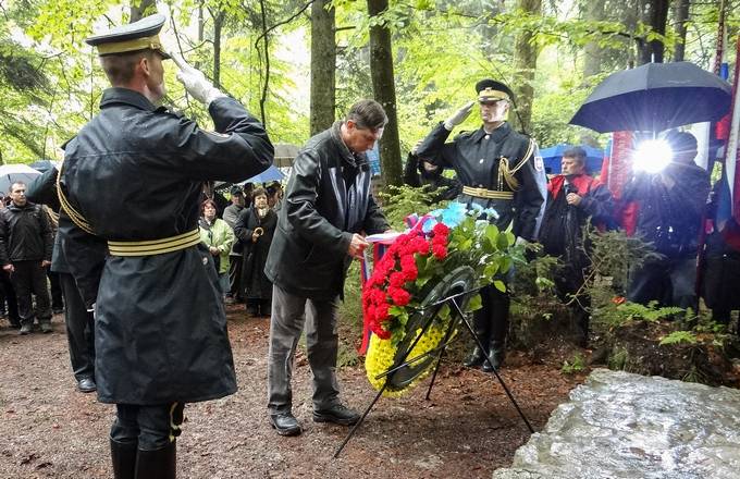 Predsednik republike na spominski slovesnosti v počastitev 72. obletnice prvega oboroženega spopada Slovencev, pripadnikov organizacije TIGR z okupatorjem