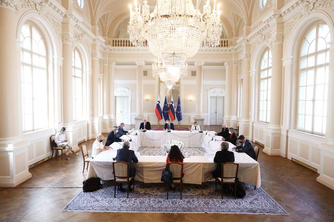 Na srečanju pri predsedniku republike doseženi pomembni zaključki za obuditev socialnega dialoga