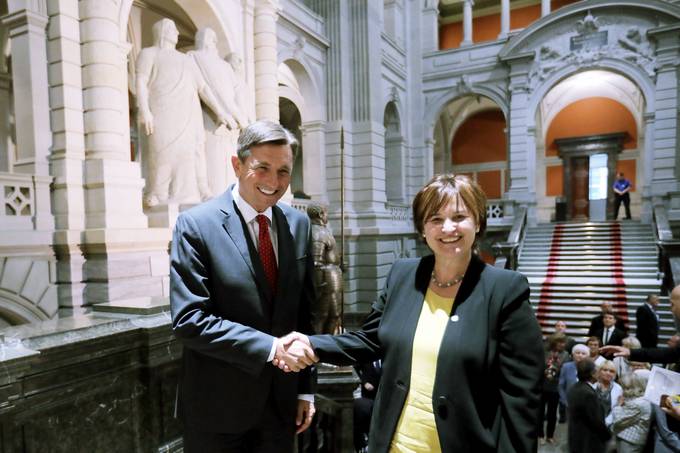 Predsednik Pahor začel uradni obisk v Švici z obiskom Nacionalnega sveta Švicarske konfederacije