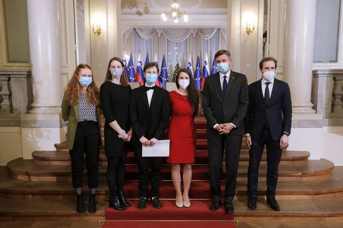 Predsednik republike je priredil sprejem za članice in člane Društva v tujini izobraženih Slovencev (VTIS)