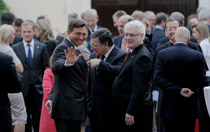 Predsednik republike na osrednji slovesnosti ob vstopu Republike Hrvaške v Evropsko unijo