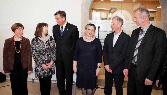 Predsednik republike Borut Pahor se je danes udeležil slavnostne podelitve Steletove nagrade in Steletovih priznanj za leto 2012 v Mestnem muzeju Ljubljana