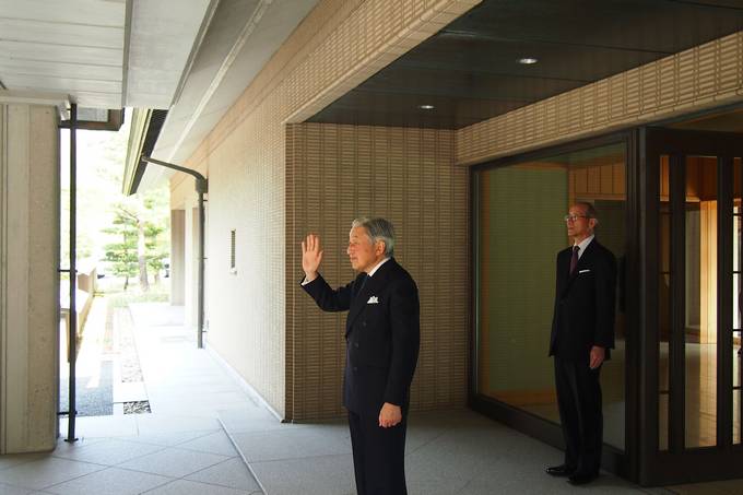 Predsednik republike Borut Pahor na Japonskem tudi s cesarjem Akihitom