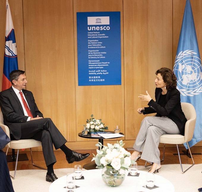 Predsednik Pahor danes na obeležitvi 75. obletnice ustanovitve UNESCO