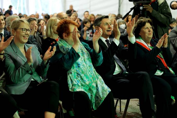 Predsednik Republike Slovenije Borut Pahor je danes obiskal slovensko manjšino v Videmski pokrajini