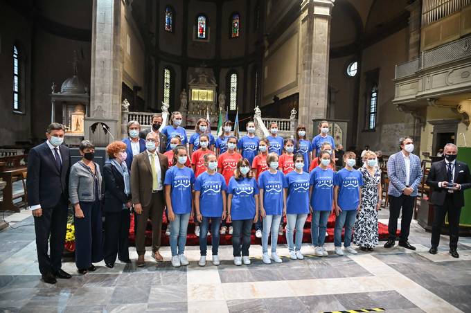 Predsednik Republike Slovenije Borut Pahor se je udeležil otvoritvene slovesnosti jubilejnega 30. festivala Mittelfest v Čedadu