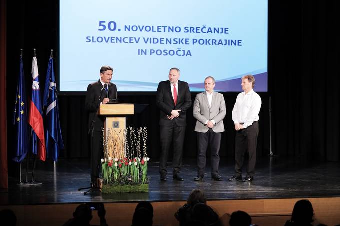 Predsednik republike ob 50. novoletnem srečanju Slovencev Videnske pokrajine in Posočja o skupnem evropskem domu in priložnostih