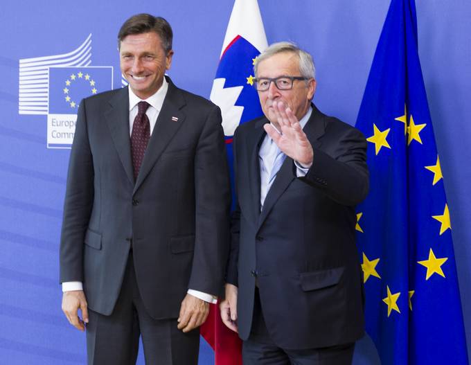 Predsednik Republike Slovenije Borut Pahor se je v Kraljevini Belgiji srečal s predsednikom Evropske komisije Jean-Claudom Junckerjem