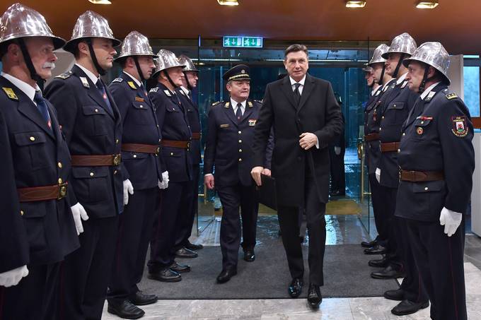 Predsednik republike na slavnostni akademiji ob 150. obletnici gasilstva na Slovenskem