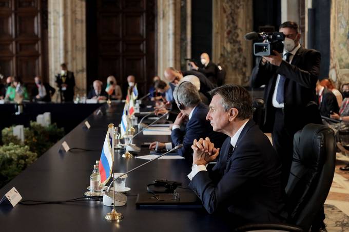 Predsednik Pahor v Rimu s predsedniki štirinajstih držav