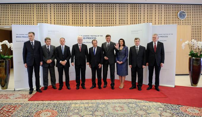 Predsednik republike Borut Pahor danes gostil srečanje voditeljev Brdo Process