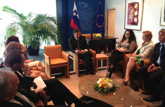 Predsednik republike Borut Pahor na delovnem obisku v Strasbourgu