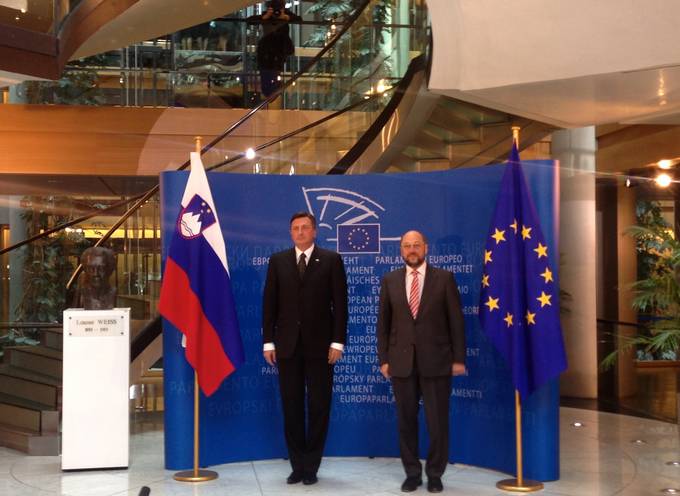 Predsednik republike Borut Pahor na delovnem obisku v Strasbourgu