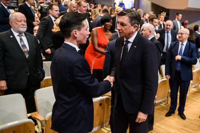 Predsednik republike na prireditvi Športnik leta 2019