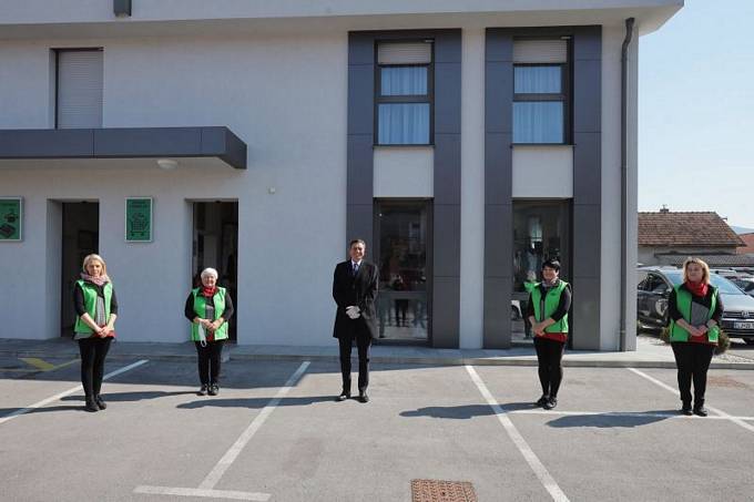 Predsednik republike obiskal Regijski štab Civilne zaščite Notranjska