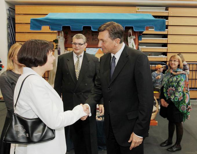 Predsednik republike Borut Pahor se je danes udeležil slovesnosti ob 20. obletnici Varstveno delovnega centra POLŽ Maribor