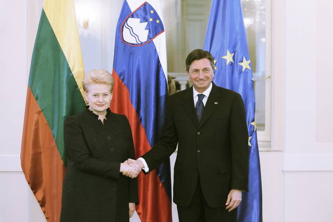 Predsednik Republike Slovenije Borut Pahor na uradnem obisku v Sloveniji gosti predsednico Republike Litve Dalio Grybauskaitė