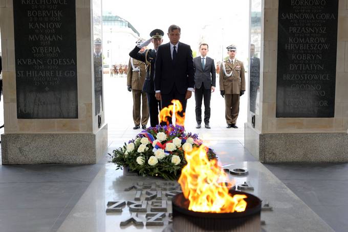 Predsednik Pahor na povabilo poljskega predsednika Dude na uradnem obisku na Poljskem