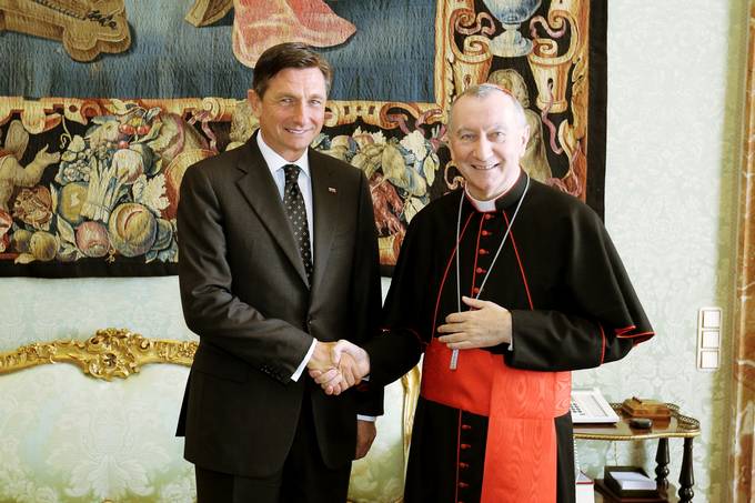 Predsednik republike Borut Pahor na povabilo papeža Frančiška na uradnem obisku pri Svetem sedežu