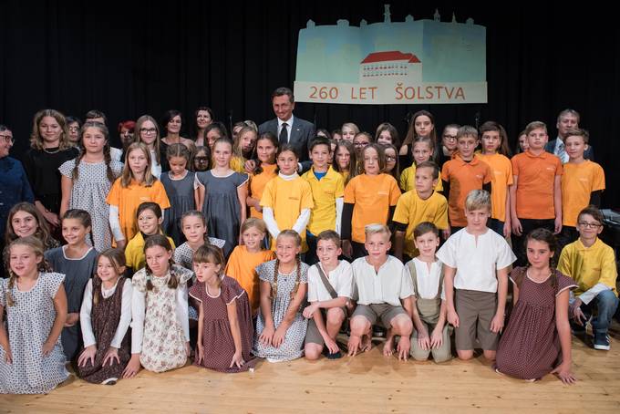 Predsednik Pahor se je udeležil praznovanja 260. obletnice šolstva v Voličini