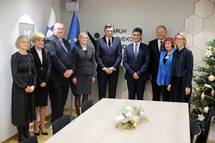 12. 12. 2022, Ljubljana – Predsednik republike z varuhom človekovih pravic o pomenu družbe, ki je človekoljubna, vključujoča in ne pozablja na nikogar
 (Boštjan Podlogar /STA)