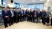 3. 12. 2022, Trst, Italija – Predsednik Republike Slovenije Borut Pahor je na povabilo predstavnikov slovenske manjšine v Italiji danes obiskal Trst (Daniel Novakovič/STA)