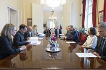 13. 12. 2022, Ljubljana – Sklepno srečanje Stalnega posvetovalnega odbora za podnebno politiko pri predsedniku Republike Slovenije s predstavniki vlade v znamenju pregleda dosežkov Odbora in pogleda v prihodnost (Bor Slana/STA)